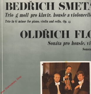 LP Bedřich Smetana, Trio G moll pro klavír, housle a violoncello, stereo 1977