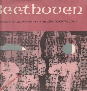 LP Ludwig van Beethoven, sonáta pro klavír a housle F dur Jarní, op. 24, 1965
