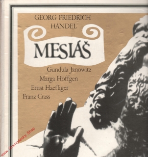 LP 3album Georg Friedrich Handel, Mesiáš, 1969 stereo 1 12 0601-05 H