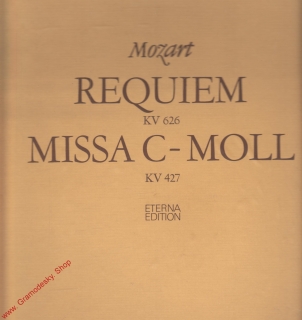 LP 3album, Wolfgang Amadeus Mozert, Requiem D moll, Missa C moll, 1962-4 stereo 