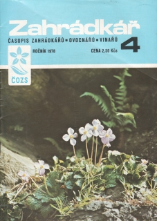 1978/04 Zahrádkář, časopis českého zahrádkářského svazu