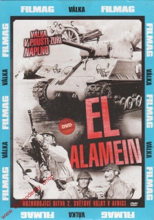 DVD El Alamein, rozhodující bitva 2. světové války, v Africe, 2008