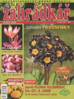 2008/04 Zahrádkář, časopis, velký formát
