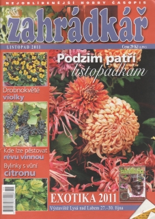 2011/11 Zahrádkář, časopis, velký formát