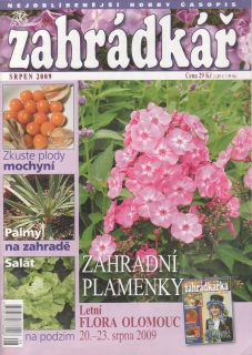 2009/08 Zahrádkář, časopis, velký formát
