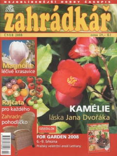 2008/02 Zahrádkář, časopis, velký formát