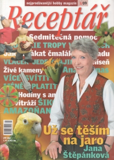 2009/01 Receptář, nejprodávanější hobby magazín, velký formát