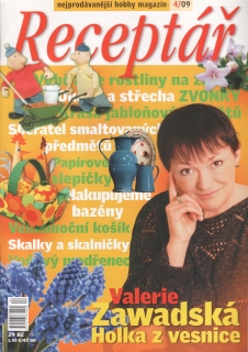 2009/04 Receptář, nejprodávanější hobby magazín, velký formát