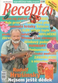 2009/08 Receptář, nejprodávanější hobby magazín, velký formát