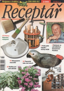 2003/03 Receptář, nejprodávanější hobby magazín, velký formát