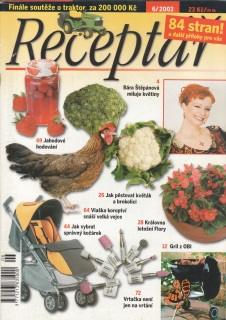 2003/06 Receptář, nejprodávanější hobby magazín, velký formát