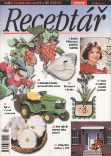 2003/07 Receptář, nejprodávanější hobby magazín, velký formát