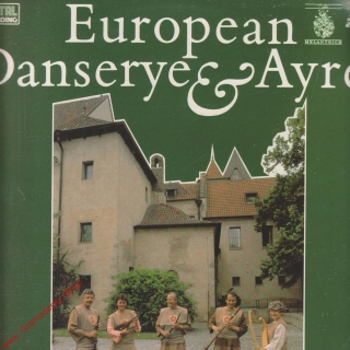 LP European Danserye a Ayres, Rožmberk Ensemble, František Pok, stereo 1989