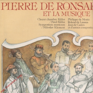 LP Pierre de Ronsard a hudba, 1986 stereo 1112 3883 G
