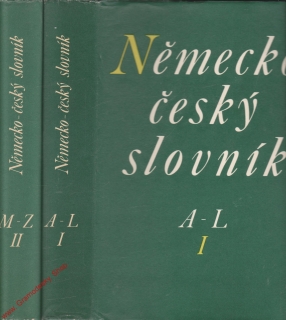Německo český slovník I, II. díl / 1970