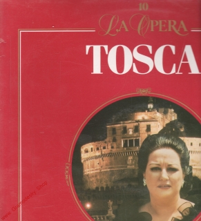 LP La Opera 10, Tosca, Giacomo Puccini stereo 424 312 1 Philips