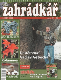 2008/01 Zahrádkář, časopis českého zahrádkářského svazu