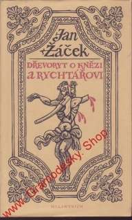 Dřevoryt o knězi a rychtářovi / Jan Žáček, 1978