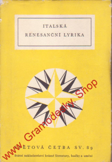 sv. 089 Italská renesanční lyrika, 1956