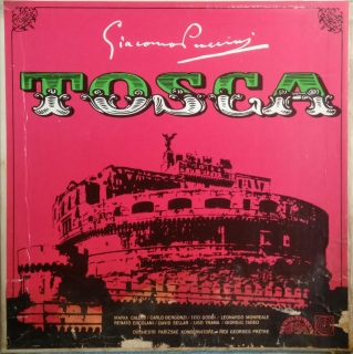 LP 2album Tosca, Giacommo Puccini, 1974