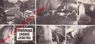 Pohlednice, Dobšinská ĺadová jaskyňa, širokoúhlý / čistá