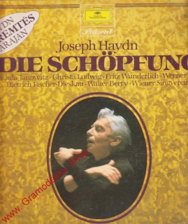 LP 2album Joseph Haydn, A Teremtés, Herbert von Karajan, SLPXL 31066-67
