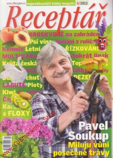 2012/08 Receptář, nejprodávanější hobby magazín, velký formát
