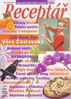  2011/01 Receptář, nejprodávanější hobby magazín, velký formát 