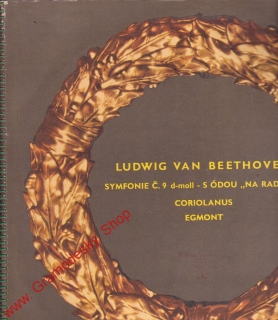 LP 2album Ludwig van Bethoven, symfonie č.9 D moll s Ódou na radost, 1964