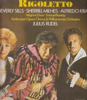 LP 3album Gieseppe Verdi, Rigoletto, stereo, 1983