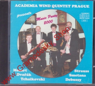 CD Academia Wind Quibtet Prague, Mozart, Dvořák, Strauss Smetana, Debussy, 1999