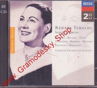 CD 2album Renata Tebaldi, Songs a Arias, Rossini, Bellimi, Tosti, Handel, Mozart