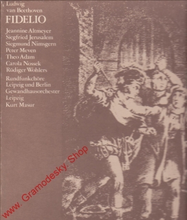 LP 3album Fidelio, Ludwig van Beethoven, Eterna 1981