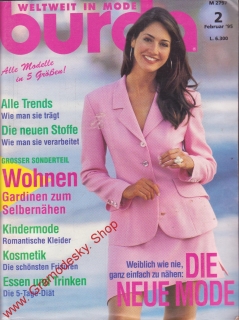 1995/02 časopis Burda německy