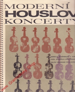 LP 3album Moderní houslové koncerty, Gramofonový klub, 1968