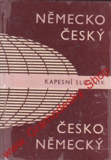 Česko německý, německo český, kapesní slovník, 1972