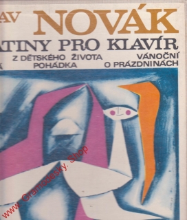 LP 2album Vítězslav Novák, Sonatiny pro klavír, stereo, 1971