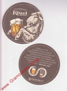 Kozel, Velkopopovický pivovat 1874, oboustranný