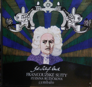 LP 3album Johann Sebastian Bach, 1977 Francouzské suity