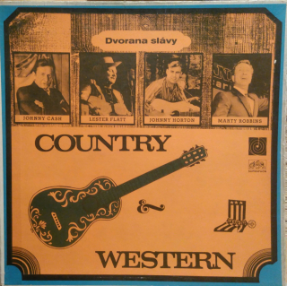LP Dvorana slávy, country a western, Cash, Flatt, Horton, Robbins, 1970 II.j.