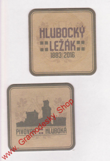 Hlubocký ležák 1883 - 2016, Pivovar Hluboká, oboustranný
