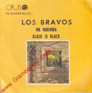 SP Los Bravos, 1974, Ma Marimba, Black is Black, Opus 90 43 0344