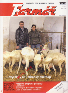 2013/12 Farmář, časopis pro moderní farmu