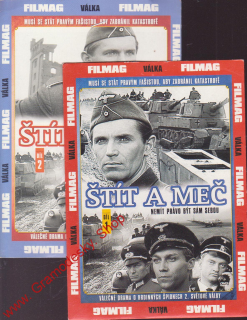 DVD I a II. díl Štít a meč, válečné drama o hrdinných špionech II. sv. války