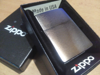 Zippo zapalovač 21006 broušený chrom, originál USA