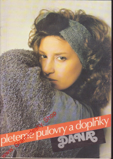 Časopis Dana, pleteme pulovry a doplňky, 1987