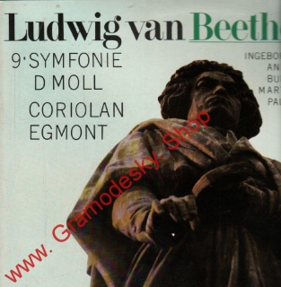 LP 2album Ludwig van Beethoven, 9 symfonie D moll, Coriolan, Egmont, 1979